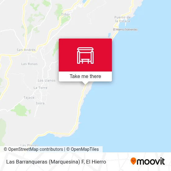 Las Barranqueras (Marquesina) F map