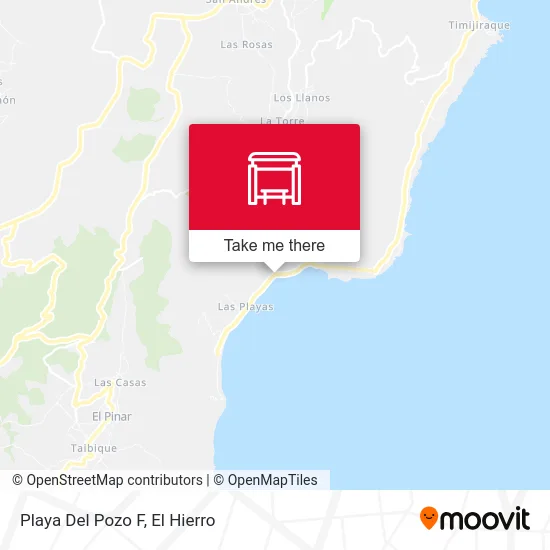 Playa Del Pozo F map