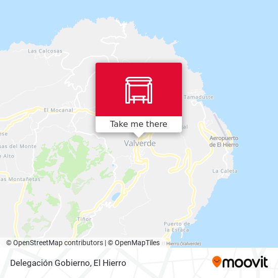 Delegación Gobierno map