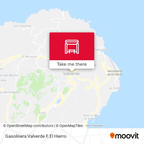 Gasolinera Valverde F map