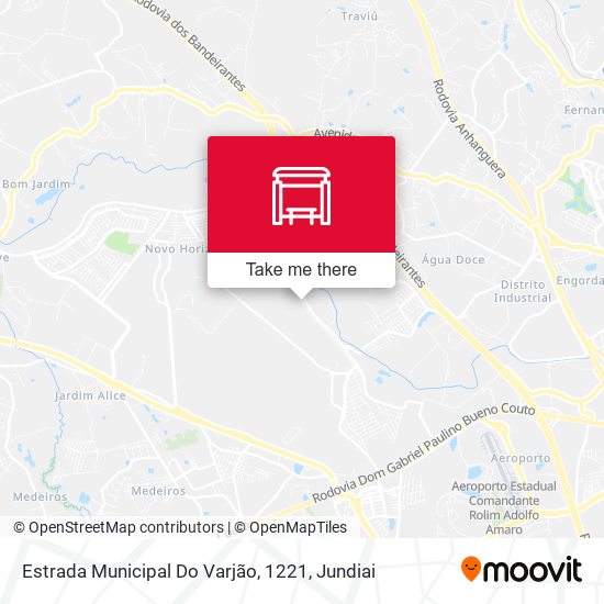 Estrada Municipal Do Varjão, 1221 map