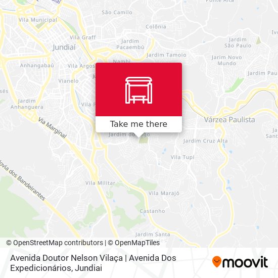 Mapa Avenida Doutor Nelson Vilaça | Avenida Dos Expedicionários