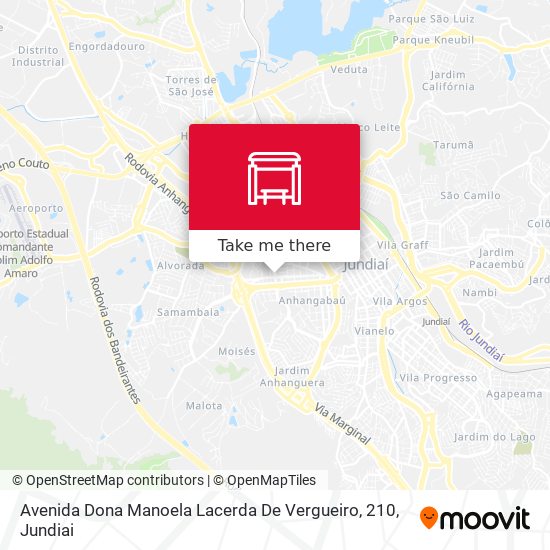 Avenida Dona Manoela Lacerda De Vergueiro, 210 map