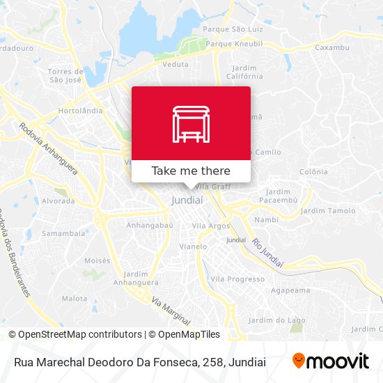 Mapa Rua Marechal Deodoro Da Fonseca, 258