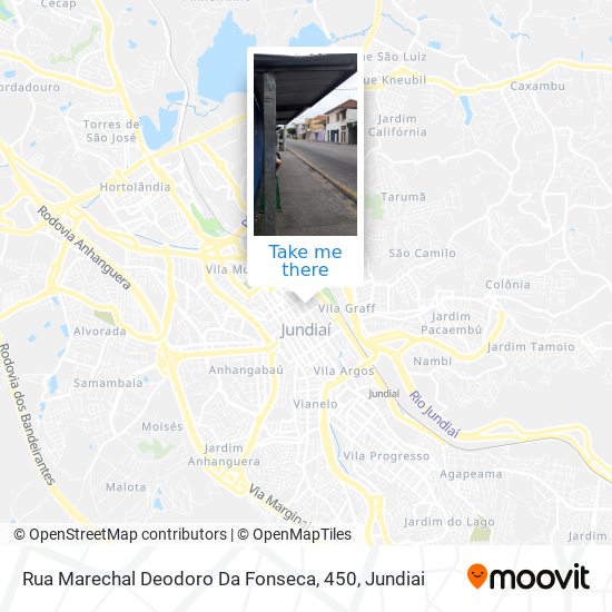 Mapa Rua Marechal Deodoro Da Fonseca, 450