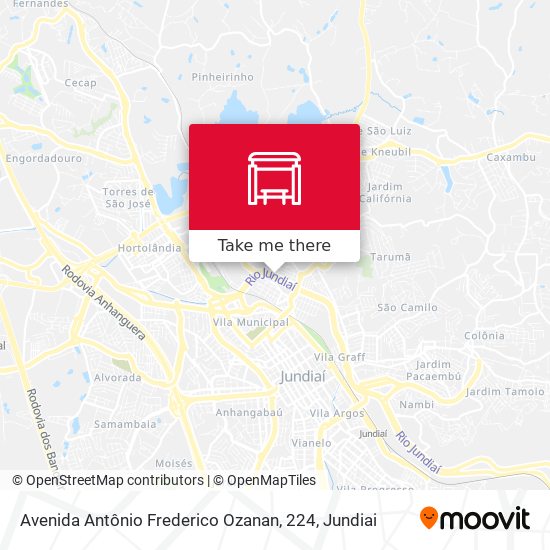 Avenida Antônio Frederico Ozanan, 224 map