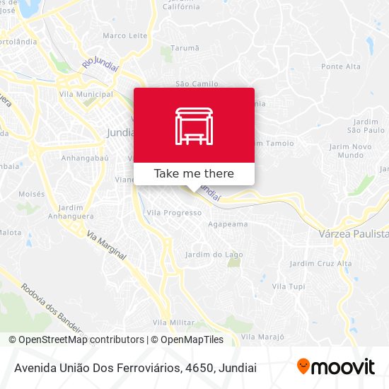 Avenida União Dos Ferroviários, 4650 map