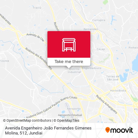 Avenida Engenheiro João Fernandes Gimenes Molina, 512 map