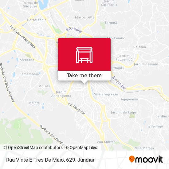 Rua Vinte E Três De Maio, 629 map