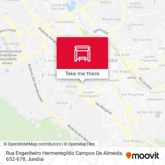 Rua Engenheiro Hermenegildo Campos De Almeida, 652-678 map