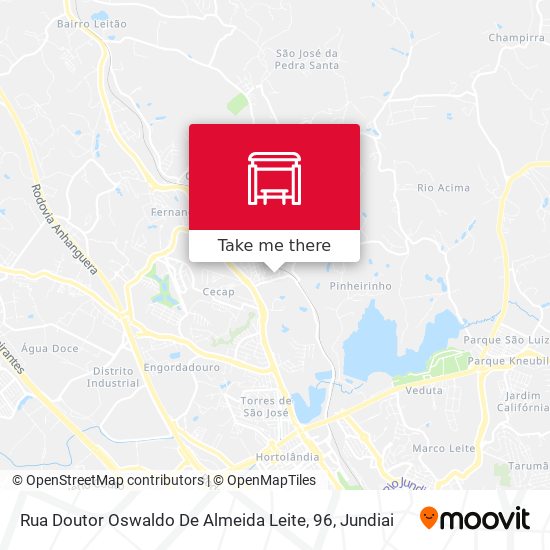 Rua Doutor Oswaldo De Almeida Leite, 96 map