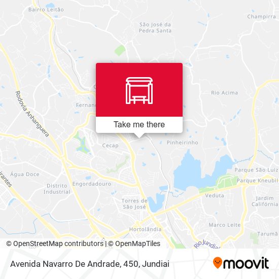 Avenida Navarro De Andrade, 450 map