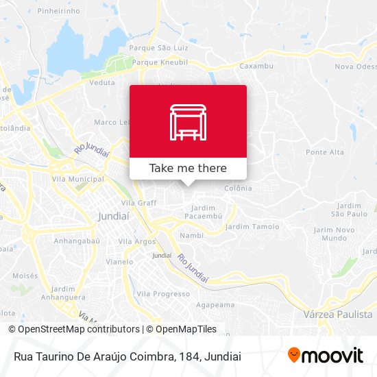 Mapa Rua Taurino De Araújo Coimbra, 184