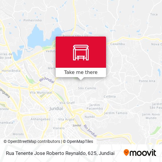 Rua Tenente Jose Roberto Reynaldo, 625 map