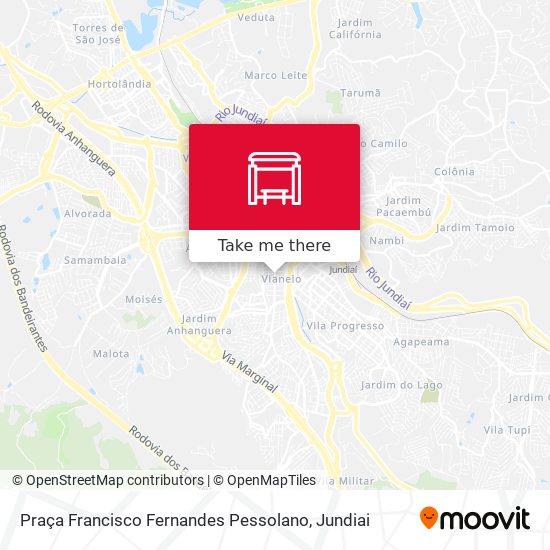 Praça Francisco Fernandes Pessolano map