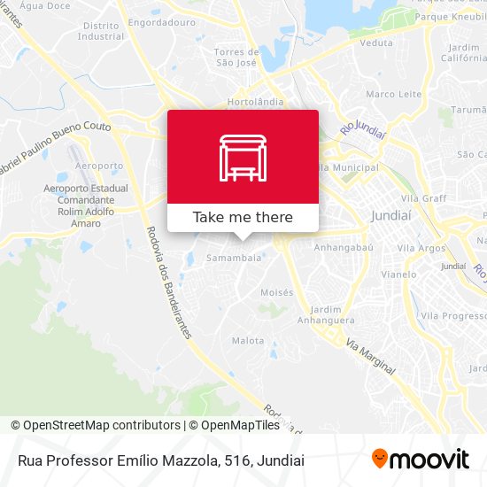 Rua Professor Emílio Mazzola, 516 map