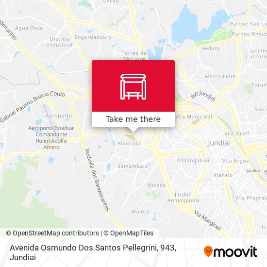 Avenida Osmundo Dos Santos Pellegrini, 943 map
