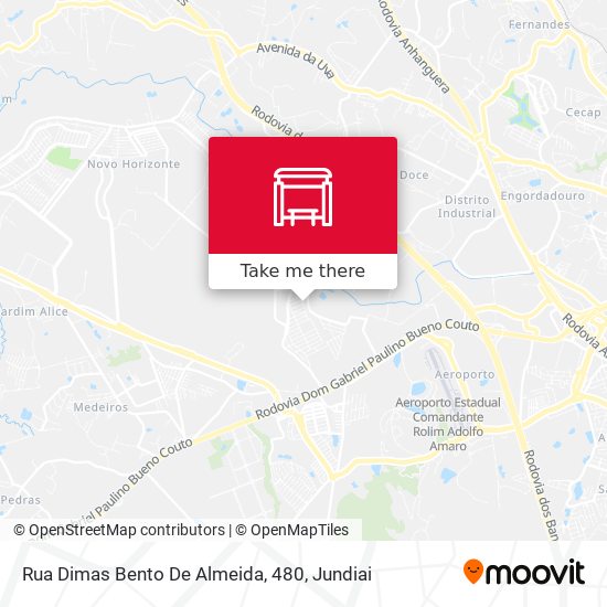Rua Dimas Bento De Almeida, 480 map