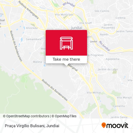 Praça Virgílio Bulisani map