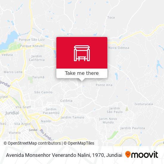 Avenida Monsenhor Venerando Nalini, 1970 map