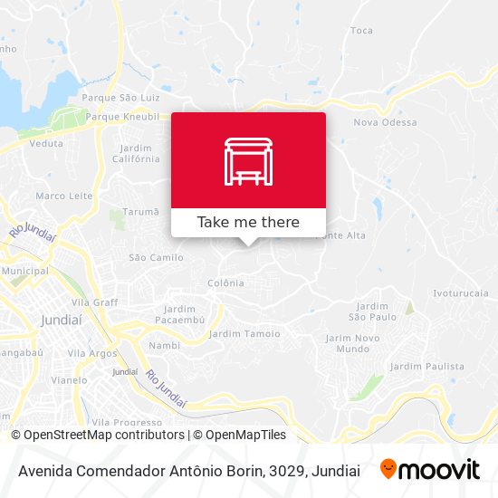 Avenida Comendador Antônio Borin, 3029 map