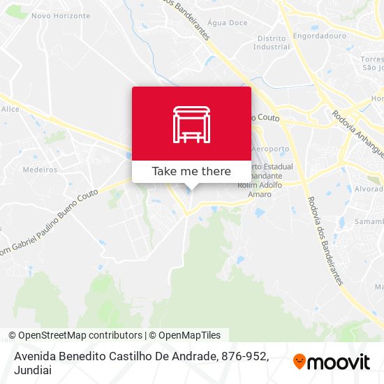 Avenida Benedito Castilho De Andrade, 876-952 map