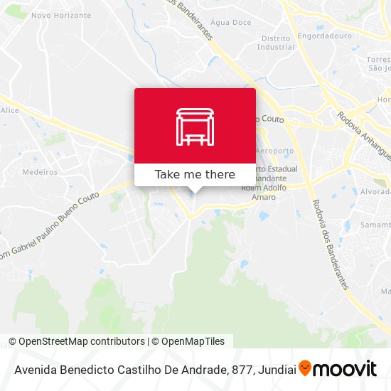 Mapa Avenida Benedicto Castilho De Andrade, 877