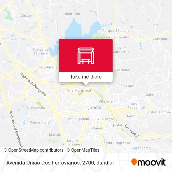 Avenida União Dos Ferroviários, 2700 map