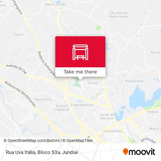 Rua Uva Itália, Bloco 53a map