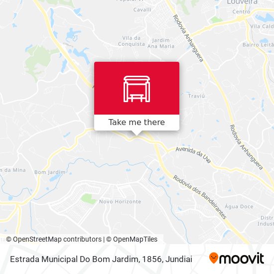 Estrada Municipal Do Bom Jardim, 1856 map