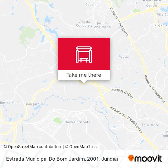 Estrada Municipal Do Bom Jardim, 2001 map