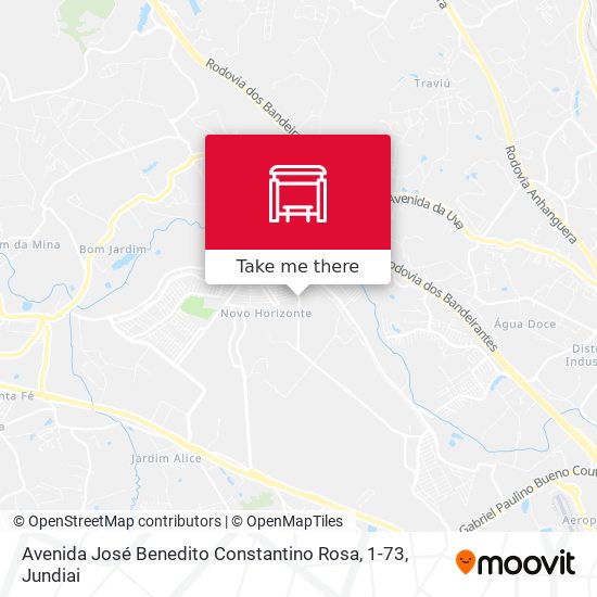 Avenida José Benedito Constantino Rosa, 1-73 map