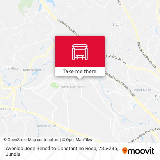 Avenida José Benedito Constantino Rosa, 235-285 map