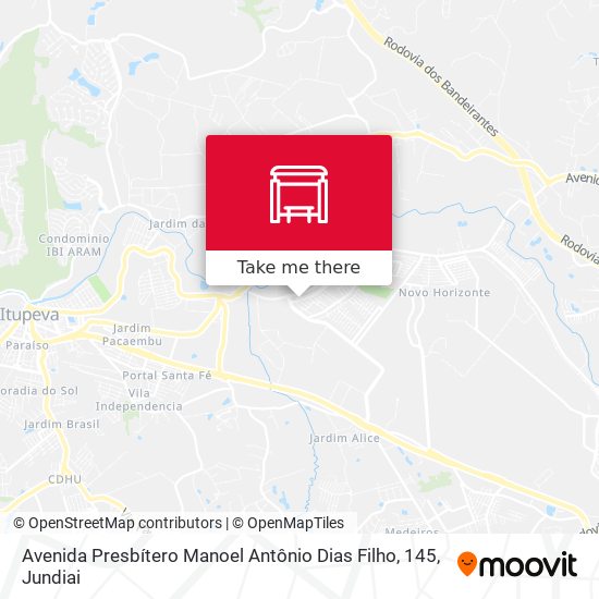 Mapa Avenida Presbítero Manoel Antônio Dias Filho, 145