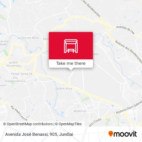 Avenida José Benassi, 905 map