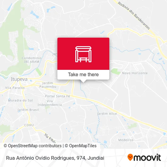 Rua Antônio Ovídio Rodrigues, 974 map