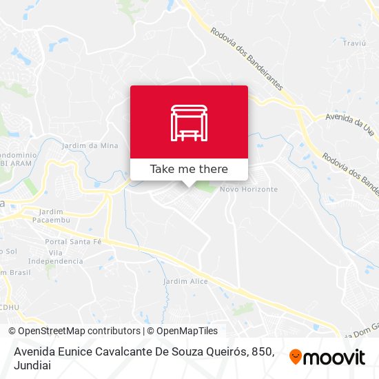 Mapa Avenida Eunice Cavalcante De Souza Queirós, 850