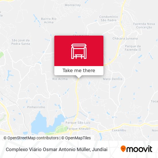 Complexo Viário Osmar Antonio Müller map