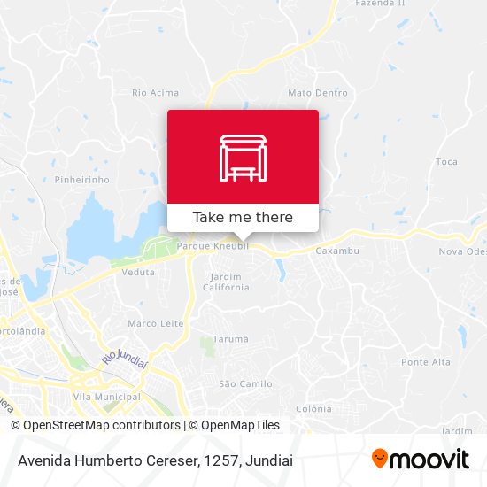 Avenida Humberto Cereser, 1257 map