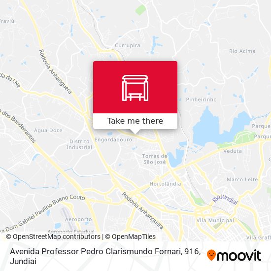 Avenida Professor Pedro Clarismundo Fornari, 916 map