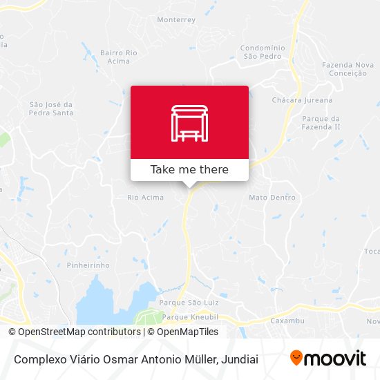 Complexo Viário Osmar Antonio Müller map