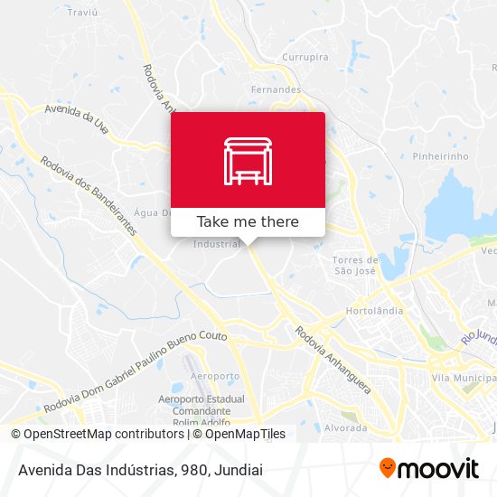 Avenida Das Indústrias, 980 map