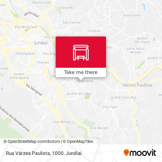 Rua Várzea Paulista, 1000 map