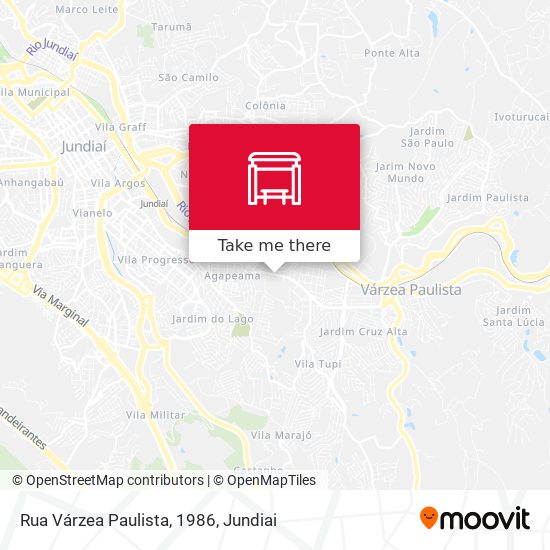 Rua Várzea Paulista, 1986 map