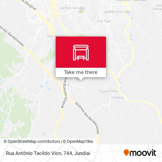 Mapa Rua Antônio Tacildo Vion, 744