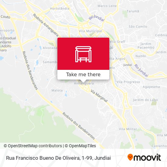 Rua Francisco Bueno De Oliveira, 1-99 map