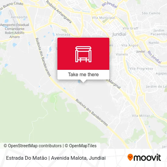 Estrada Do Matão | Avenida Malota map
