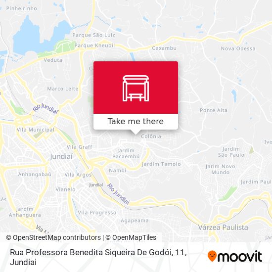 Rua Professora Benedita Siqueira De Godói, 11 map