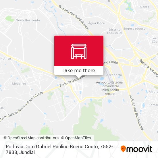 Rodovia Dom Gabriel Paulino Bueno Couto, 7552-7838 map