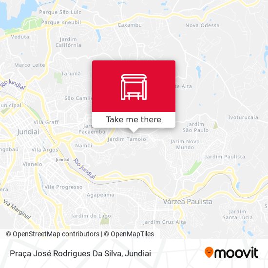 Mapa Praça José Rodrigues Da Silva